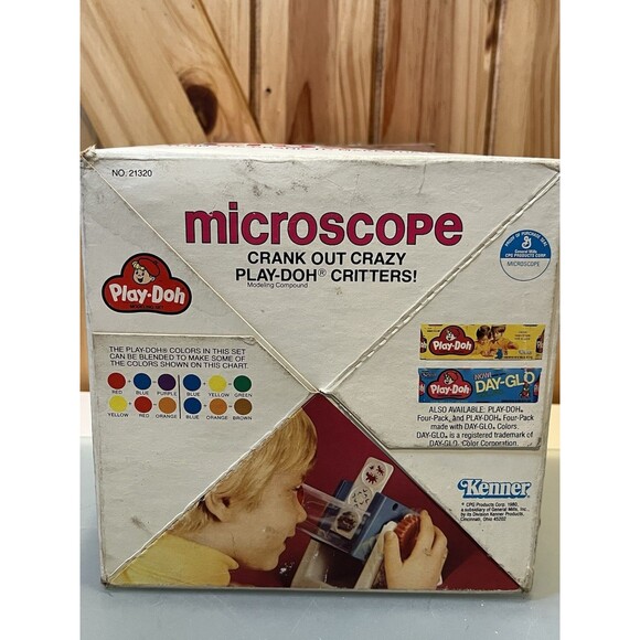 Vintage 1980 Play-Doh Microscope Critters Modeling Set Kenner in Original Box - Picture 5 of 14